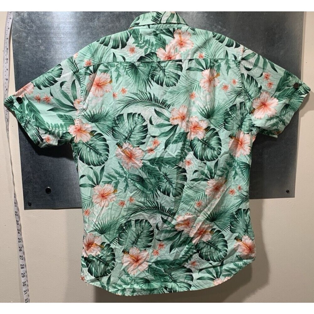 Hawaiian Hibiscus Beach Shirt Gentlemen’s Outfitters 100% Cotton Button Up M - Picture 11 of 14